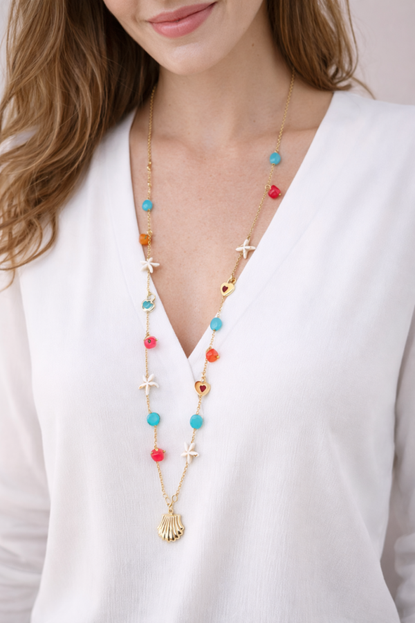 Collier “Océan Bleu” – L’appel de la mer