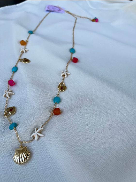Collier “Océan Bleu” – L’appel de la mer