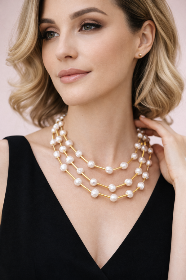 Collier Perle d’Or Éternelle